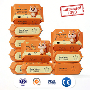 Lenços Umedecidos Orgânicos Personalizados, Fáceis de Transportar, <span class=keywords><strong>MINI</strong></span>, Hipoalergênicos, Sem Álcool, para Limpeza de Bebês e Crianças - Product Image 1