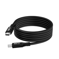 Kabel USB3.2 Gen2x2 Tipe-C ke Tipe-C 100W, Transfer Data 20Gbps, Pengisian Cepat 5A, Video 8K60Hz untuk Laptop/Ponsel/PC/Kamera