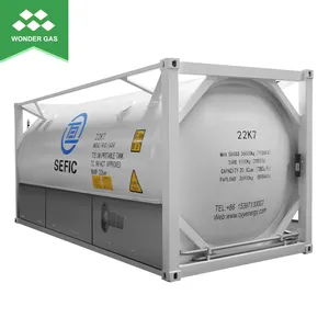 ASME Standard 20 Feet Iso Tank Container For Liquid Gas Storage and Transport