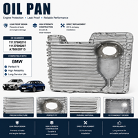 حوض زيت المحرك عالي التحمل لسيارات BMW، رقم القطعة الأصلية 11137500210 11137500207 A750020713، واقي حماية المحرك مع خزان عالي السعة