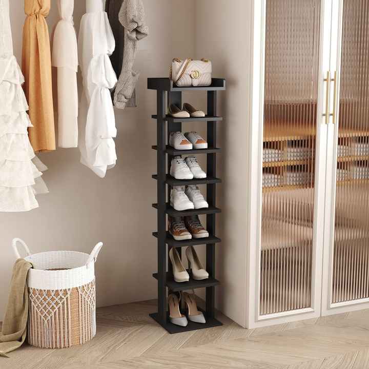 Modern Wooden Shoe Rack Storage Cabinet for Home Hotel Apartment or ...