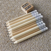 Crayon en bois naturel OEM, logo personnalisé