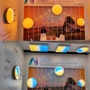Moderno Cuadrado y Redondo Delgado empotrado luces de <span class=keywords><strong>techo</strong></span> plano de aluminio LED Panel de luz hoja <span class=keywords><strong>tragaluz</strong></span> para el hogar sala de estar - Product Image 6