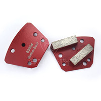 Outils de segment de meulage diamanté ASL Blastrac, disque abrasif, meulage du béton, diamant + poudre métallique, haute efficacité de meulage, OEM