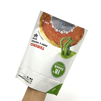 Emballages en papier de manioc de 1kg 2kg sacs de maïs et de blé de poignée personnalisée sac de farine vide imprimé de logo personnalisé