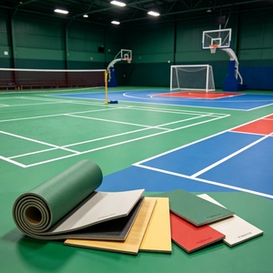 แผ่นปูพื้น Inolp Pp Tpe ลายไม้เนื้ออ่อนแบบประกบกัน สำหรับป้องกันพื้นในโรงยิม 6 อุปกรณ์ ผลิตจากวัสดุ EVA - Product Image 5