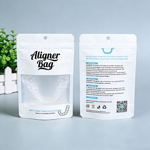 Kantong Segel Tiga Sisi Ramah Lingkungan untuk Kemasan Aligner Ortodontik Gigi, Behel Gigi, dan Alat Kesehatan Gigi - Product Image 1