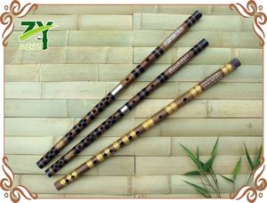 Flauta de Bambú Tradicional China Hecha a Mano, Instrumento Musical para el Hogar, Tonos C-D-E-F-G, Acabado Natural/Lacado, Bolsa de Terciopelo - Product Image 5