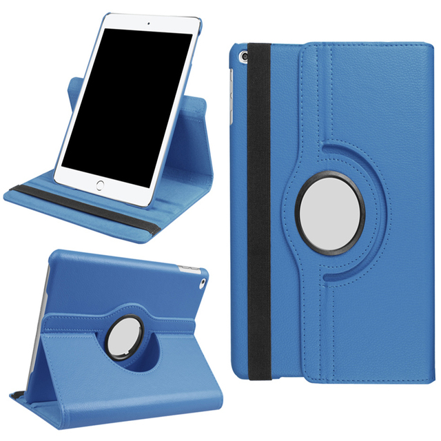 Pu Leather Case 360 Degree Rotating Stand Smart Cover with Auto Sleep Wake Fundas Para for iPad Pro 12.9 Cover Case