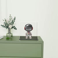 Vente flash : Vitrine moderne en acrylique transparent pré-assemblée et écologique pour figurines d'action avec options personnalisées