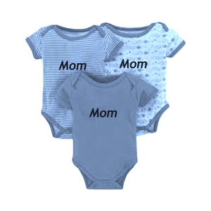 Unisex Organic Cotton <b>Hoodie</b> Romper for Infants Printed Casual Style With Zipper Closure for Spring Season - Product Image 1