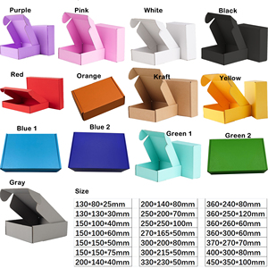 กล่องกระดาษคราฟท์สินค้ามาใหม่กล่องใส่สติกเกอร์ติดโลโก้ตามสั่ง - Product Image 2