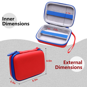 Estuche de Viaje Portátil Rojo de la Marca PT <span class=keywords><strong>para</strong></span> Más de 300 Cartas, Estuche de Almacenamiento Impermeable de EVA <span class=keywords><strong>para</strong></span> Juegos de Cartas - Product Image 4