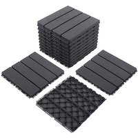 Wpc Waterproof Living Outdoor Flooring Interlocking Composite Deck Patio Deck Wood Plastic Tiles