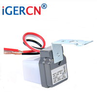 Contrôleur d'éclairage extérieur AS-2206 Auto 220VAC 6A avec capteur photo cellule crépusculaire et interrupteurs inductifs IP44