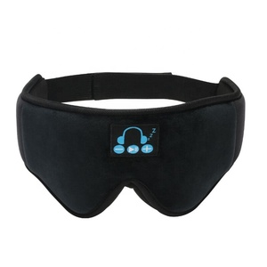 Nieuwste 5.0 Muziek 3d Slaap Oogmasker Hoofdtelefoon Hoofdband Draadloze Slaap Reizen Aangepaste Blinddoek - Product Image 4