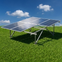 Systèmes de montage de modules photovoltaïques sur mesure, profil en C, structure de montage au sol solaire en acier zinc-aluminium-magnésium