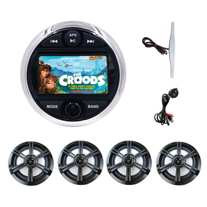 หน้าจอ TFT 3 นิ้ว สำหรับ ATV Baot เครื่องเล่น MP5 รุ่น H-301 + ลำโพง LED กันน้ำขนาด 6.5 นิ้ว 2 ตัว รุ่น H-065 BT จากโรงงาน - Product Image 1