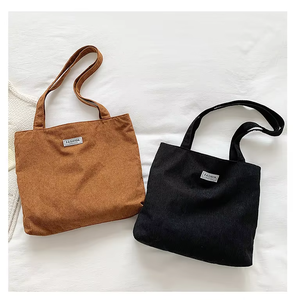 Женская Вельветовая сумка с логотипом - Product Image 6