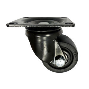 Omni direktion ale Rolle mit niedrigem Schwerpunkt 3-Zoll-Hochlastlager Verschleiß feste <span class=keywords><strong>Nylon</strong></span> rad ausrüstung Tragbares Rad - Product Image 6