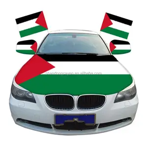 2023 Hot Sales Custom Manufacturer Nice Price Elastic spandex countries auto mirror car window hood rear view cover flag