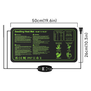Tapis chauffant intelligent X131 à température contrôlée pour semis, idéal pour la germination des légumes en pot et le jardinage - Product Image 5