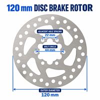 Rotor de frein à disque hydraulique pour vélo, en acier inoxydable, 6 boulons, 140 160 180 203mm, disque fixe pour vélo de montagne et de route