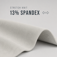 Nylon 66 Spandex Tissu coupe libre double face coton haut de gamme Premium 4 voies extensible évacuant l'humidité les vêtements