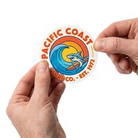 Impresión de Etiquetas Adhesivas de PVC Transparente Personalizadas, Resistentes al Agua y al Aceite, con Fuerte Adhesión, Rollo de Etiquetas, Etiqueta Irregular