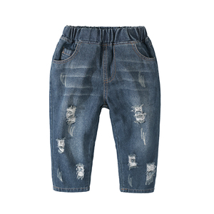 Conjunto de Ropa Infantil de Dos Piezas para Niños de 2 Años, Camisa de Manga Larga y Pantalón de Mezclilla, Estilo Boutique, Venta al Por Mayor - Product Image 5