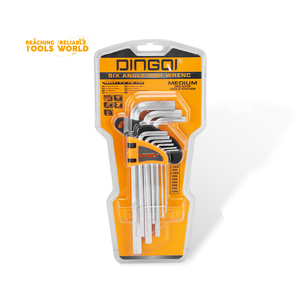 Dingqi allen key L loại Hex Key Hex key chìa khoá thiết lập ngắn 9-pc. Metric - Product Image 6