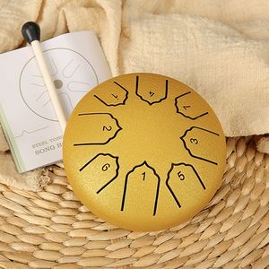 High Quality 4 Inch 8 Tone Tongue Drum Worry Free Drum Mini Steel Tongue Drum <b>Percussion</b> Musical <b>Instrument</b> - Product Image 5