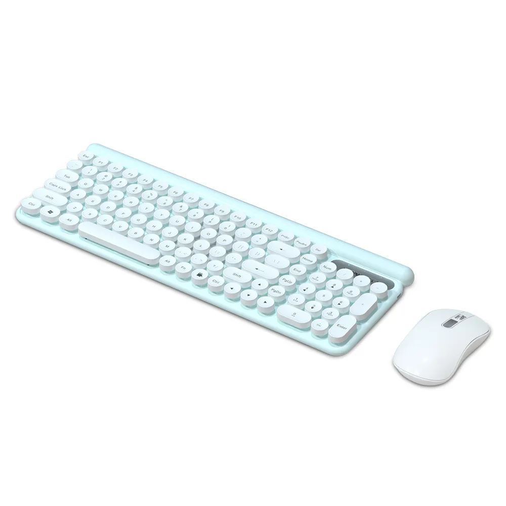LANGTU — ensemble clavier et souris sans fil 2.4G, Design fin et à la mode, modèle LT400