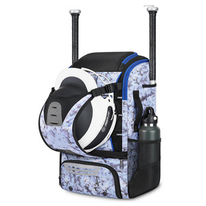 Fuliya Custom Factory Wholesale Men <strong>Women</strong> Athletes Backpack Large Capacity Outdoor Sports Gear Bag for Baseball Softball Hockey - Product Image 2