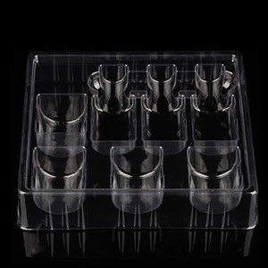 PVC Transparent Inner Tray For Cosmetic Packaging Customizable Size And Shape Injection Molded Component <b>Storage</b> - Product Image 1