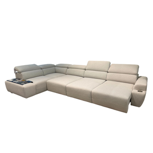 Canapés de salon en forme de L, mécanisme d'appui-tête de haute qualité de luxe, ensemble de meubles <span class=keywords><strong>canapé</strong></span>-lit inclinable électrique sectionnel - Product Image 4