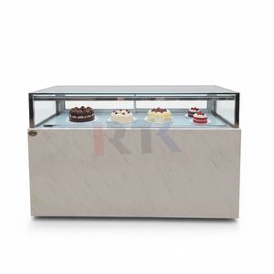 Vitrine réfrigérée pour gâteaux en verre plat de 5 pieds, boulangerie, pâtisserie, présentoir à gâteaux debout, réfrigérateur - Product Image 1