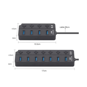 OEM带交换机<span class=keywords><strong>Usb</strong></span> 3.0集线器高速多7端口<span class=keywords><strong>Usb</strong></span>集线器USB3.0集线器 - Product Image 3