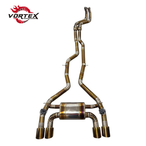 Échappement Catback Vortex Titanium Valvetronic pour BMW M3 F80 M4 F82 F83 3.0T 2014–2020 Léger et sans bruit de drone - Product Image 1