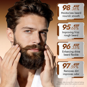 <span class=keywords><strong>Set</strong></span> da cinque pezzi per la cura della <span class=keywords><strong>barba</strong></span> da <span class=keywords><strong>uomo</strong></span> in legno di sandalo, migliora la frizzatura, idrata, leviga, nutre, confezione regalo per <span class=keywords><strong>uomo</strong></span>, regali per <span class=keywords><strong>uomo</strong></span> - Product Image 3