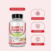 Capsules de fruits HDK, 90 unités, mélange d'aliments entiers, énergie naturelle, système immunitaire sain, soutien au bien-être général, OEM ODM
