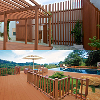 Anti Air Tidak Rapuh Ketebalan Tinggi Pithene Daur Ulang Dock Decking Pengganti CRM dan Decking Kayu