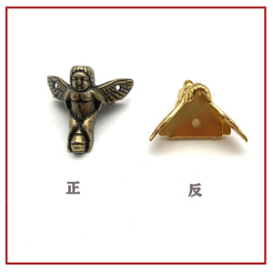 Herrajes Decorativos de Aleación de Zinc con Diseño de Ángel, 20 mm, Estilo Europeo, Accesorios para Muebles - Product Image 1