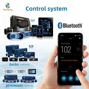 Jacuzzis Personalizados para Exteriores, Spa de Lujo <span class=keywords><strong>con</strong></span> 121 Jets, Bañeras de Hidromasaje para Jardín, Aprobado por la CE, <span class=keywords><strong>Jacuzzi</strong></span> para 1-6 Personas <span class=keywords><strong>con</strong></span> Reposera - Product Image 2