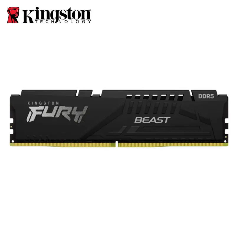 新しいキングストンDDR5FURYBeastメモリ5600MHz 16G 32G PC RAMメモリモジュールコンピューターデスクブラック