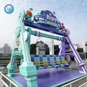 2024 LINO 20 places balançoire manèges budget-friendly bas prix fête foraine Attractions pour intérieur extérieur petit amusement plastique métal - Product Image 1