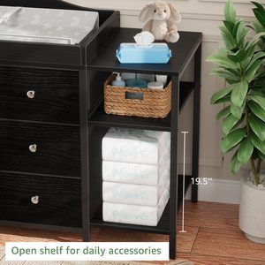 <span class=keywords><strong>Fasciatoio</strong></span> in legno per pannolini Design ergonomico rilascia la tua schiena Baby comò con <span class=keywords><strong>fasciatoio</strong></span> - Product Image 6