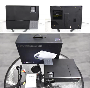 Tốt Nhất Mua Kỹ Thuật Số Android 9 Hệ Thống Bản Địa 1080P 850ANSI Ngắn Ném Máy Chiếu Rạp Hát Tại Nhà Máy Chiếu Di Động - Product Image 3