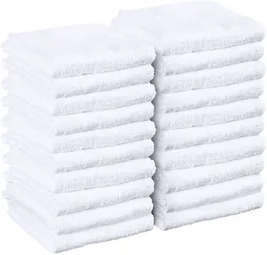 Wholesale Spa Salon 16 by 27 Inches Towels White 100% Cotton Bath Towels Sets