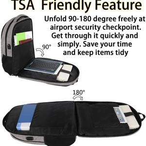 <span class=keywords><strong>Matein</strong></span> Business Fashion Bagpack Custom Men's USB Charging Anti Theft Travel Smart Water Resistant 17,3 Inch Mochila al por mayor - Product Image 3